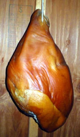 one country-cured ham