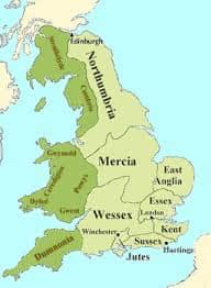 Map Of England Alfred The Great Alfred The Great, Anglo-Saxon King - Owlcation