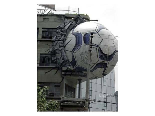 Nike soccer ball advertisement 