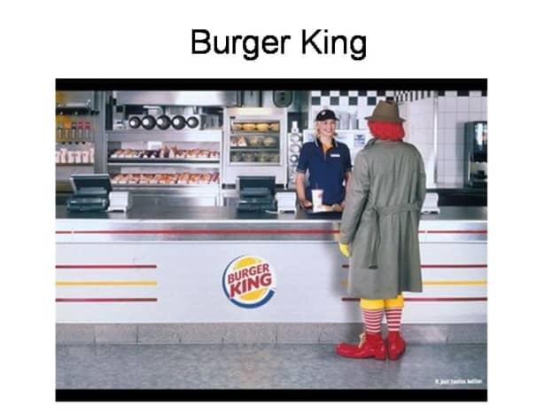 If even Ronald McDonald goes to Burger King, it has to be good 