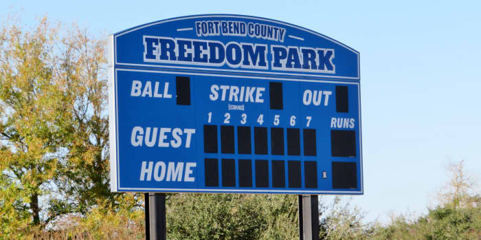 Freedom Park Scoreboard