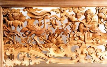 Wood Carving at Dharamsala