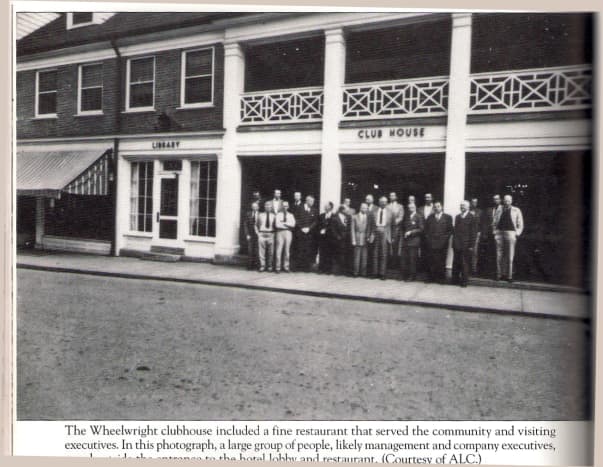 The clubhouse as it was.