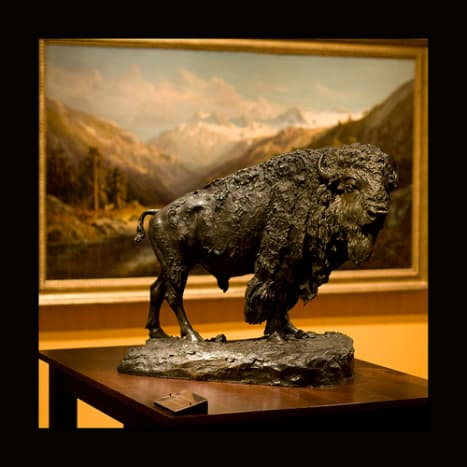 Western Bronze Sculptures found at the Gilcrease Museum