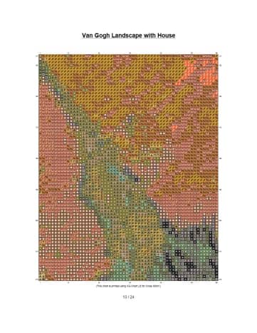 van-gogh-landscape-with-house-free-cross-stitch-pattern