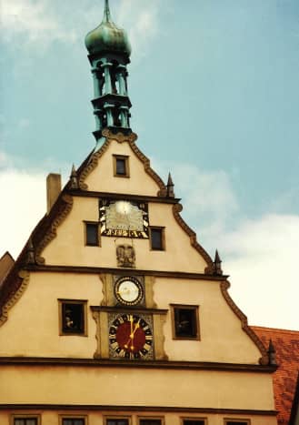 City Councillors' Tavern in Rothenburg where the drinking feat is recreated each day.