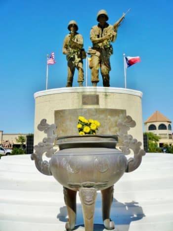 Vietnam War Memorial in Houston, TX