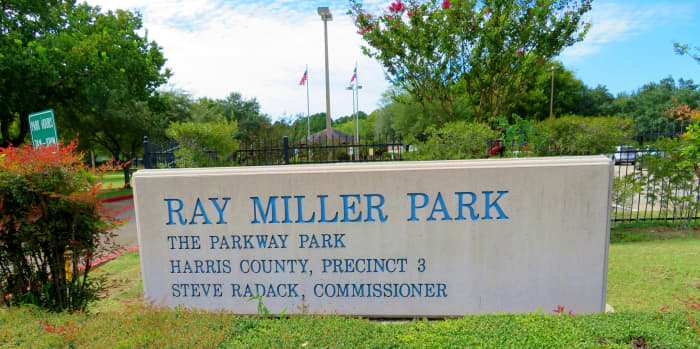 Ray Miller Park Sign