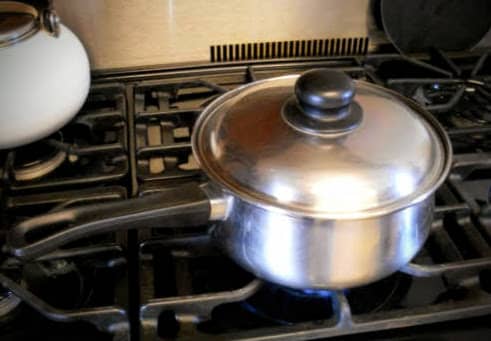 Have a pot of water on to boil, or have your steamer heating.