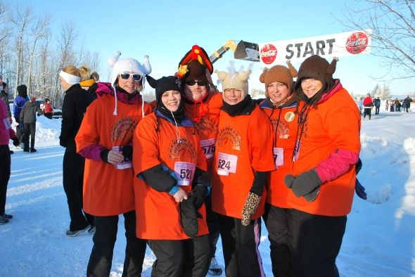 Five sisters make up a team of Runners for the 31st Annual Race, and they dress for the occasion.