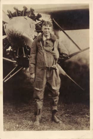 Photo of Charles Lindbergh given to my grandfather