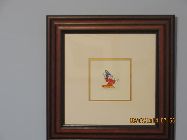 MICKEY MOUSE WIZARD (FANTASIA) - WALT DISNEY STUDIOS: Etching in color on wove paper/2004/hand signed
