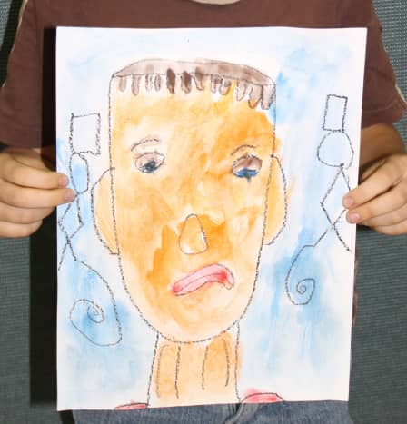 elementary-art-self-portraits
