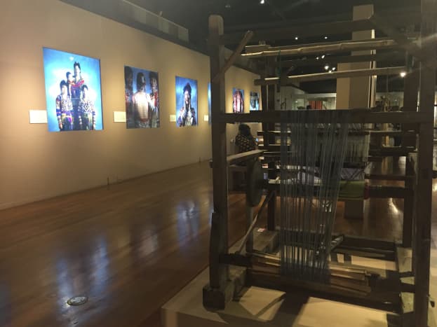 Pieces displayed at the &quot;Hibla ng Lahing Filipino:&quot; The Artistry of Philippine Textiles