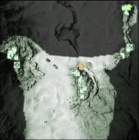 Map: Sangre Del Toro M-COM / Satellite Uplink 04.