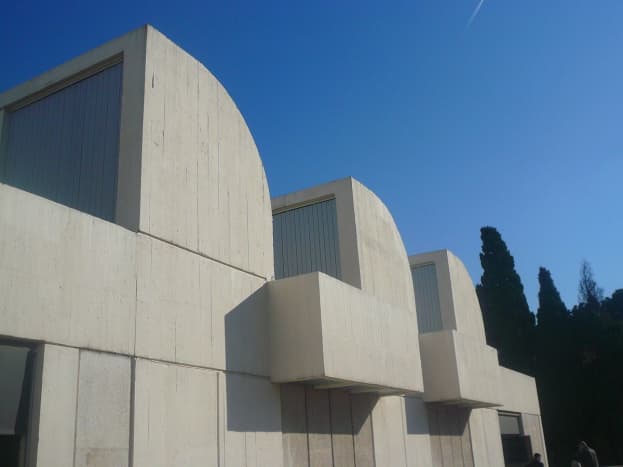 The Joan Mir&oacute;  Foundation in Barcelona building is also a work of art.