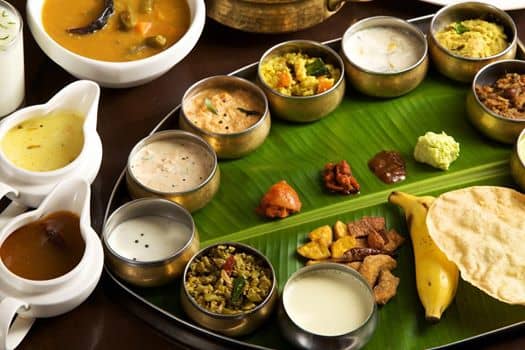 Typical Kerala Vegetarian Meals