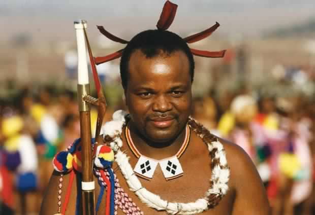 King Mswati III of the Swazis 