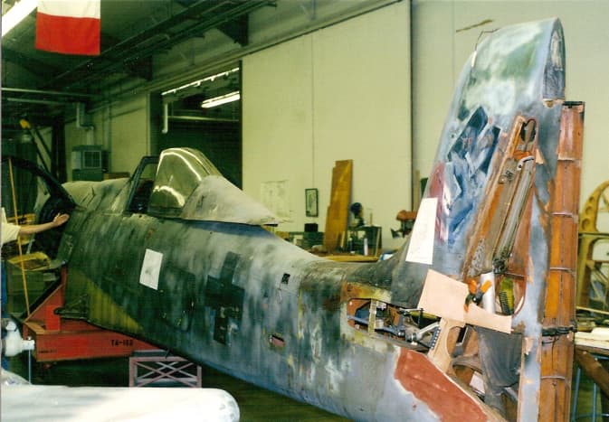 The Ta-152 at the Paul E. Garber Facility, Silver Hill, MD, April 1998.