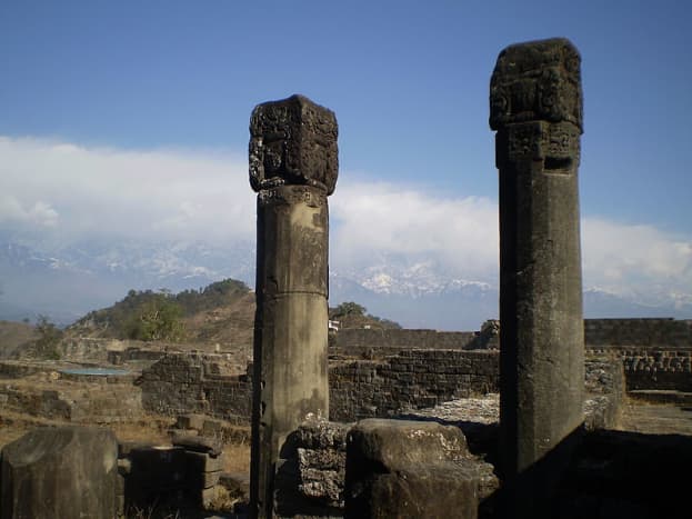 The Pillars of the ruined fort
