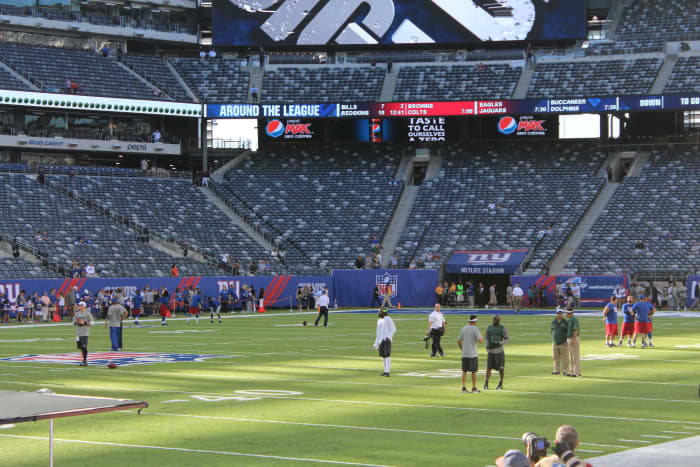 MetLife Stadium, section 123, home of New York Jets, New York