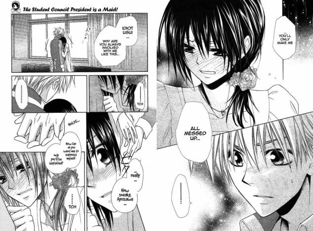 Chapter 32. Usui and Misaki's kiss during the cultural festival.