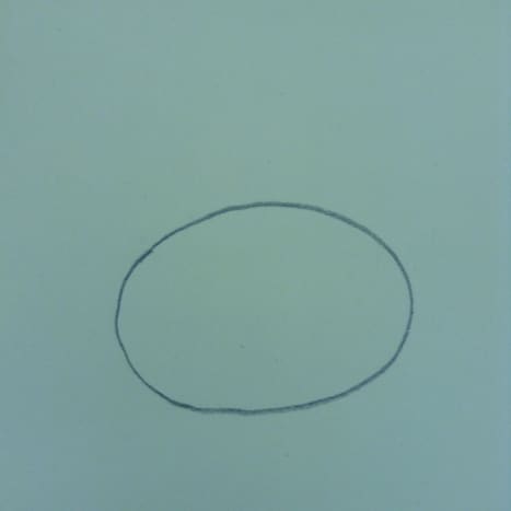 Step 1. Draw an oval.