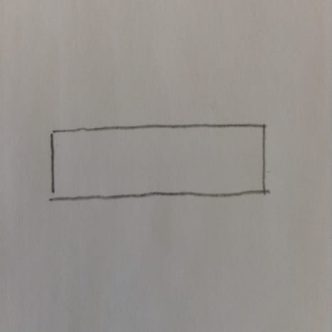 Set hand drawn rectangle Royalty Free Vector Image