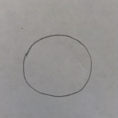 Step 1. Draw a circle.