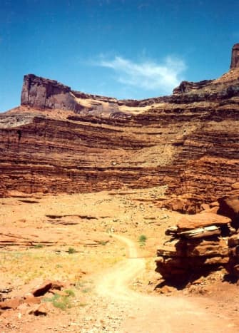 Road into Canyonlands National Park
