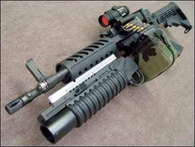 Futuristic Surge Rifle. (currently used by U.S. marines)