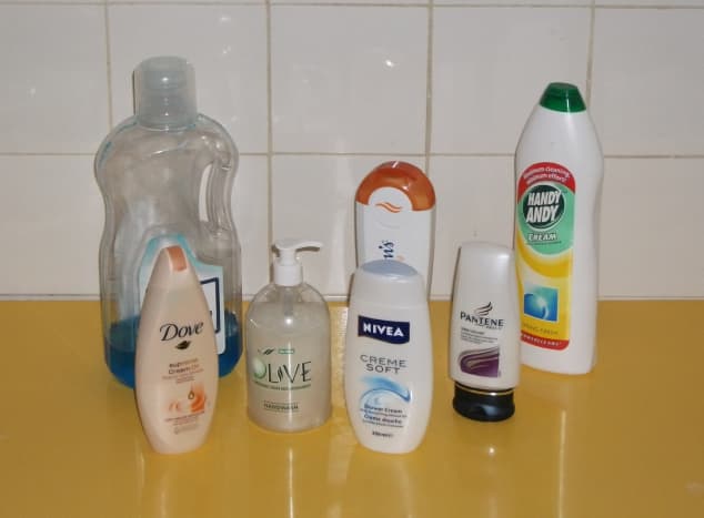 Most of the products seen here have sulfates in them. Spot the one that doesn't!