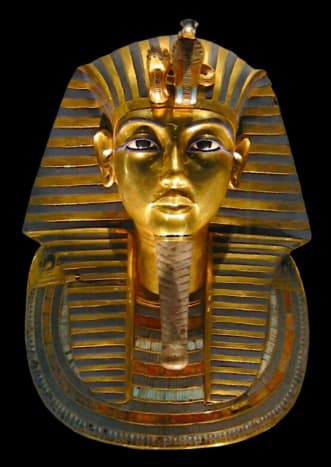 Tutankhamun death mask