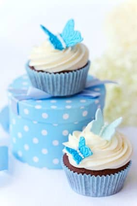 Blue butterfly cupcake @RuthBlack istockphoto