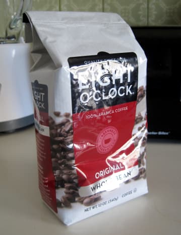 Whole beans are readily available at almost any grocery store or coffee shop.