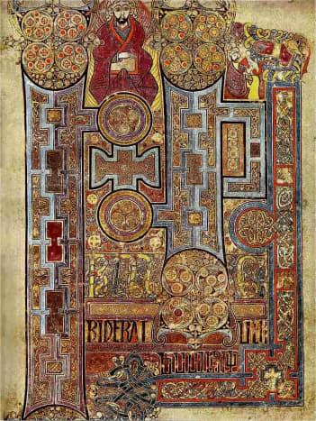 Opening page to the Gospel of John in The Book of Kells.