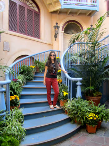 Here I am on the staircase in 2013 days before closing. 