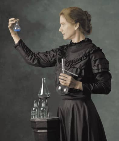 Madame Curie forced a re-consideration of physics and chemistry by the isolation of radium. She won multiple awards including a couple Nobel Prizes.