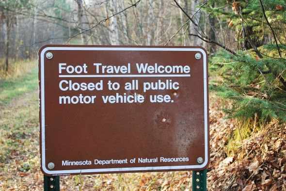 Hunter walking trail