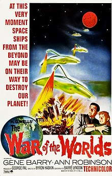 War of the Worlds 1953 Theatrical Release Poster.