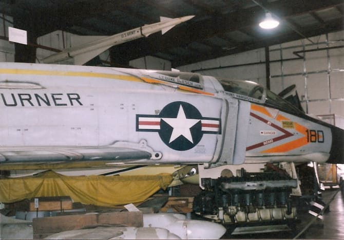 The F-4 Phantom II at the Paul E. Garber Facility, Silver Hill, MD, 1998.