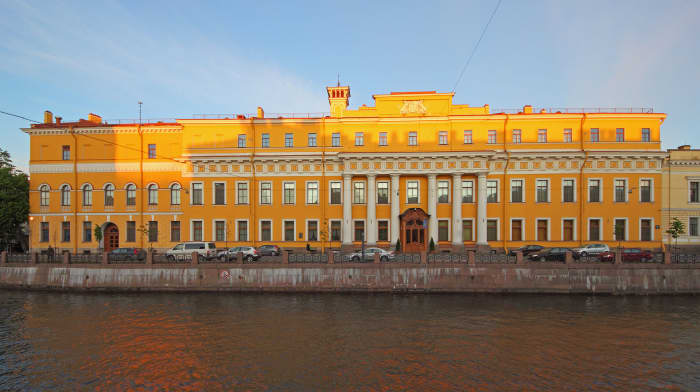 Moika Palace Felix Yusupov's palace in Saint Pertersburg where Rasputin was murdered.
