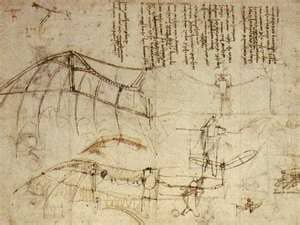 Leonardo's Bat Wings Glider Design