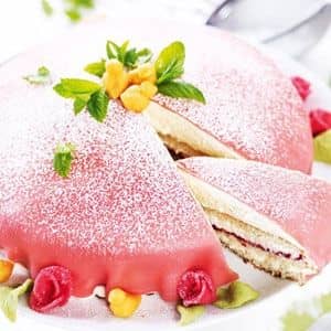 Serve your guests a Royal Princess Cake recipe found at http://www.saveur.com/
Photo Credit : Joel Wareus