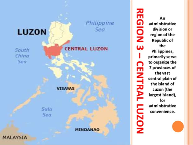 Luzon, Visayas, and Mindanao on the map.