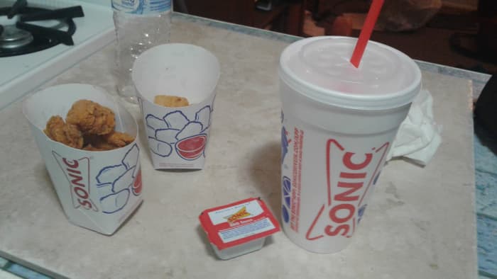 Sonic's meal comes with tater tots if you prefer