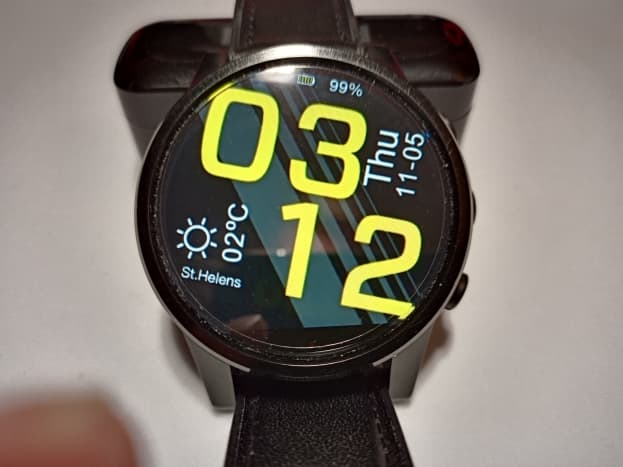 One of the selection of watch faces available
