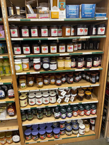 Assorted jams and spreads