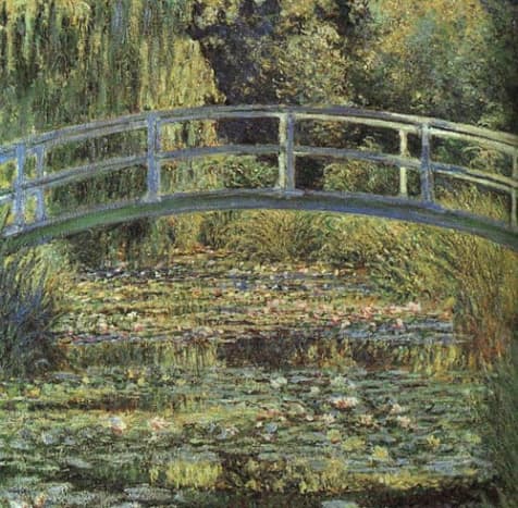 Monet's Water Lily Pond: Monet's painting of the pond near his garden. 