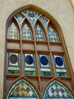 Pretty stained glass windows